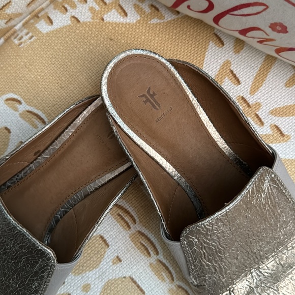 Frye Terri Gold leather mules - Picture 2 of 6